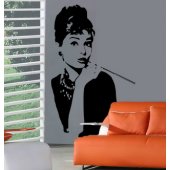 Vinilo decorativo Audrey Hepburn