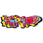 Vinilo decorativo graffiti hip hop