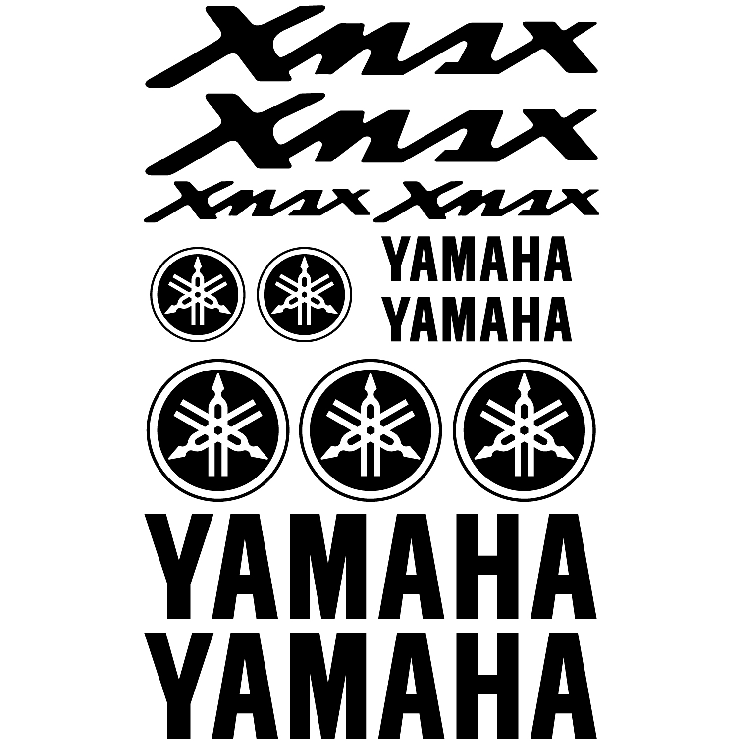 Vinilos folies : Pegatinas Yamaha Xmax