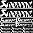 kit pegatinas akrapovic