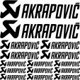 kit pegatinas akrapovic