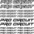 Kit Pegatinas pro circuit
