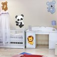 Kit Vinilo decorativo infantil 4 animales