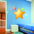 Kit Vinilo decorativo infantil 4 estrellas