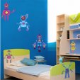 Kit Vinilo decorativo infantil 6 robots