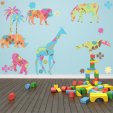 Kit Vinilo decorativo infantil 7 animales