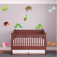 Kit Vinilo decorativo infantil 9 insectos