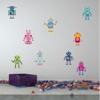 Kit Vinilo decorativo infantil 9 robots
