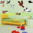 Kit Vinilo decorativo infantil aves