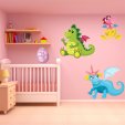 Kit Vinilo decorativo infantil dinosaurio