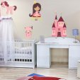 Kit Vinilo decorativo infantil princesa