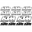 Pegatinas ktm racing team