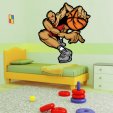 Vinilo decorativo joueur basketball