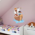 Vinilo infantil Barco pirata