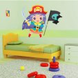 Vinilo infantil chica pirata