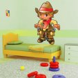 Vinilo infantil vaquero