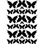 Kit Vinilo decorativo  27 mariposas