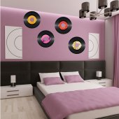 Kit Vinilo decorativo 6 discos