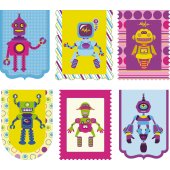 Kit Vinilo decorativo infantil 6 robots