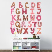 Kit Vinilo decorativo infantil alfabeto