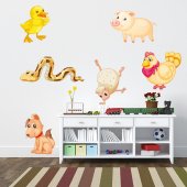 Kit Vinilo decorativo infantil animales