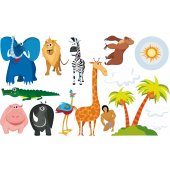 Kit Vinilo decorativo infantil animales