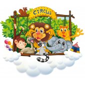 Kit Vinilo decorativo infantil animales