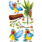 Kit Vinilo decorativo infantil aves