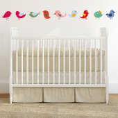 Kit Vinilo decorativo infantil aves