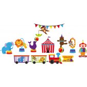 Kit Vinilo decorativo infantil circo