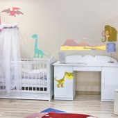 Kit Vinilo decorativo infantil dinosaurios