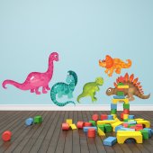 Kit Vinilo decorativo infantil dinosaurios