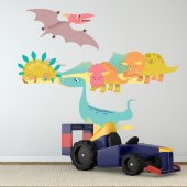 Kit Vinilo decorativo infantil dinosaurios