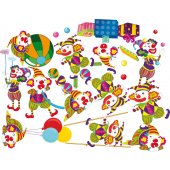 Kit Vinilo decorativo infantil payaso