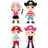 Kit Vinilo decorativo infantil piratas