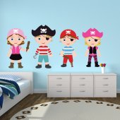 Kit Vinilo decorativo infantil piratas