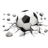 Vinilo decorativo balón de fútbol