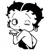 Vinilo decorativo Betty Boop