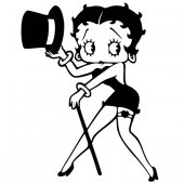 Vinilo decorativo Betty Boop