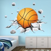 Vinilo decorativo bola del baloncesto