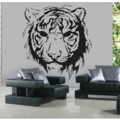 Vinilo decorativo cabeza de Tigre