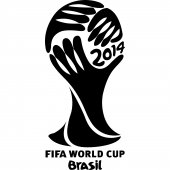 Vinilo decorativo Copa del Mundo Brasil 2014