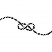 Vinilo decorativo corde nudo marinero