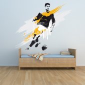 Vinilo decorativo futbolista