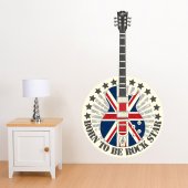Vinilo decorativo guitarra