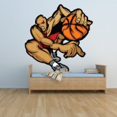 Vinilo decorativo joueur basketball