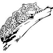 Vinilo decorativo leopardo