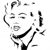 Vinilo decorativo Marilyn Monroe