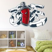 Vinilo decorativo pintura spray