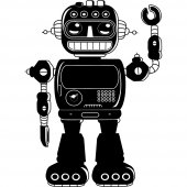 Vinilo decorativo robot